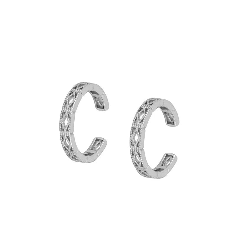 JINFU Gold Plated Earrings Set For Women Boho Style CZ Zircon Women's Clip Stud Dangle Hoop Earrings 2022 Jewelry Wholesale