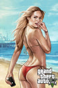 Canvas Painting Wall Picture Print Modern Video Game Grand Theft Auto Poster For Gamer Living Room Home Decor Frameless