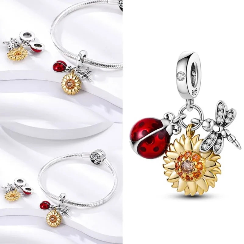 Charms 925 Original Fit 3mm 925 Original Charm Bracelet Women 925 Silver Hot Sale Pendant Beads DIY Jewelry Gift 2024 New