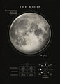 Wonders Of The Space canvas Black and white Moon Saturn Earth Canvas Print Poster Wall  Art Decor Paint For House Room Art Decor