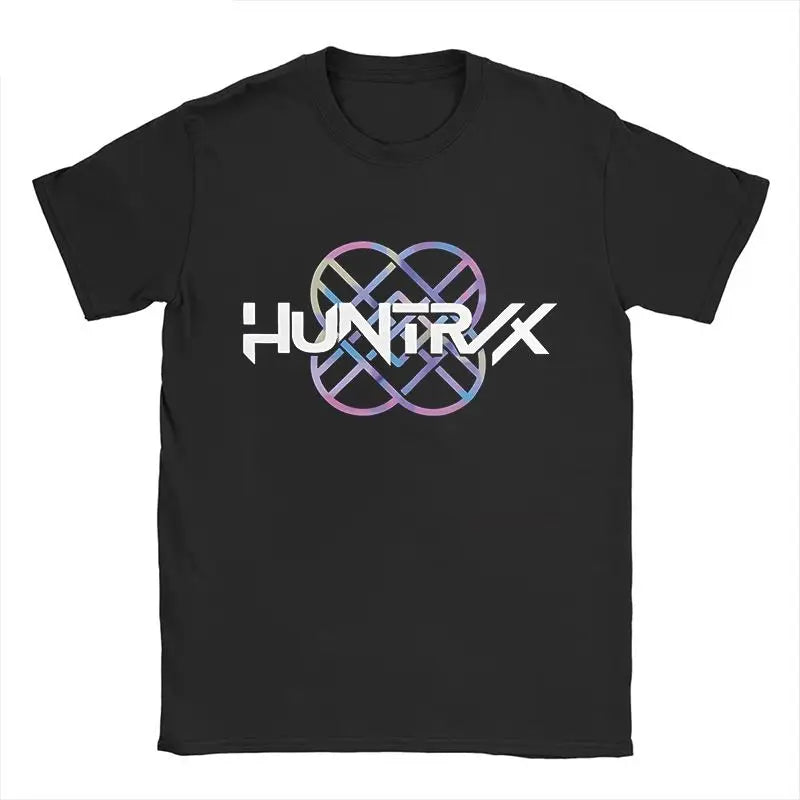 Men's T-shirt New American Harajuku Style K-pop Demon Hunter Tiger and Bird Demon Hunter Tiger Print T-shirt streetwear Unisex
