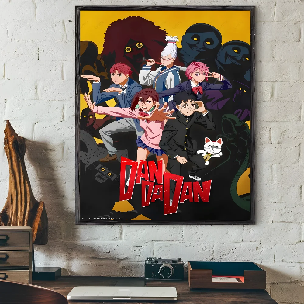 JAPAN Anime D-Dandadan Ken T-Takakura Poster Sticky Wall Art Printing Waterproof Home Living Bed Room Bar Aesthetic Decor