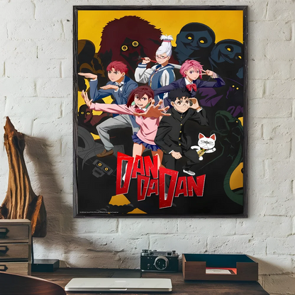 JAPAN Anime D-Dandadan Ken T-Takakura Poster Sticky Wall Art Printing Waterproof Home Living Bed Room Bar Aesthetic Decor