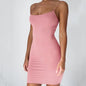 Summer Spaghetti Strap Mini Dress Women