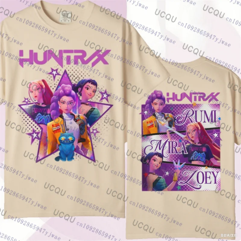 Kpop Demon Hunters Parent Child Short Sleeve Cute Kpop Demon Hunters Tee