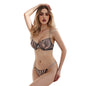 Seductive Lace Teddy with Metal Chain Detail and Matching Thong Set for Women s Erotic Lingerie Collection
