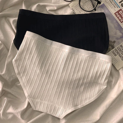 3PCS/Set Panties For Woman Underwear Solid Color Soft Cotton Briefs Girls Underpants