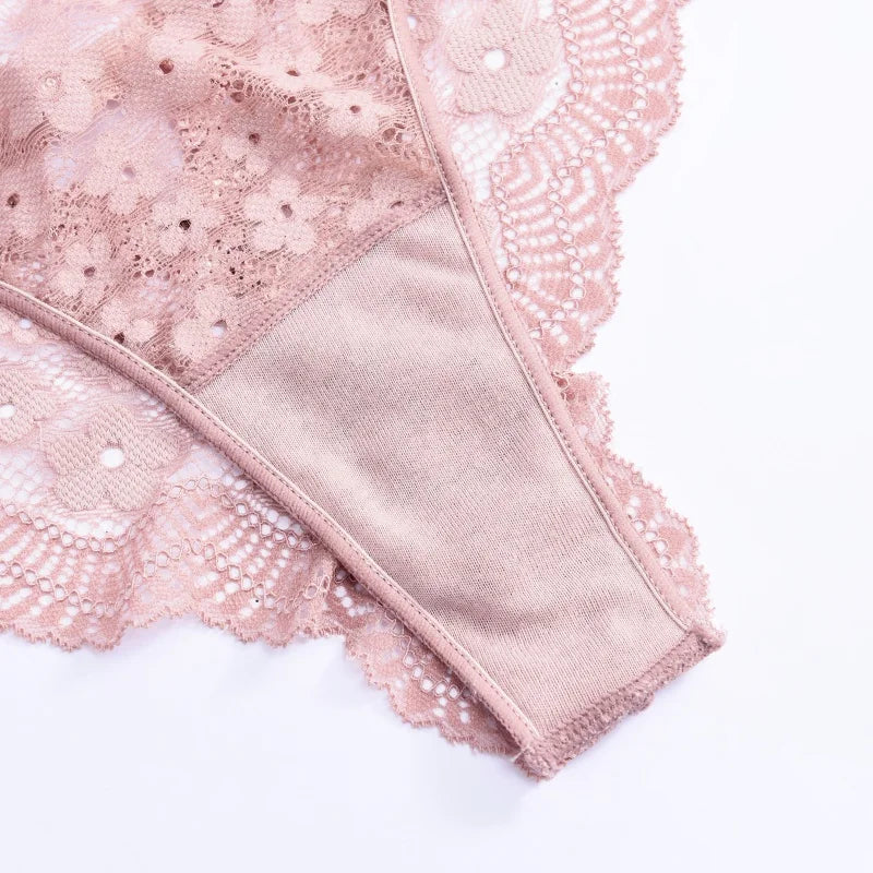 3Pcs Women Cotton Lingerie Sexy Thong Soft Fashion Panties Femme Design Underwear Pantys Underpant Lingerie Lace Intimates S-XL