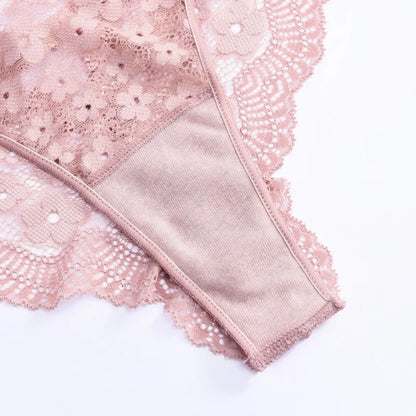 3Pcs Women Cotton Lingerie Sexy Thong Soft Fashion Panties Femme Design Underwear Pantys Underpant Lingerie Lace Intimates S-XL