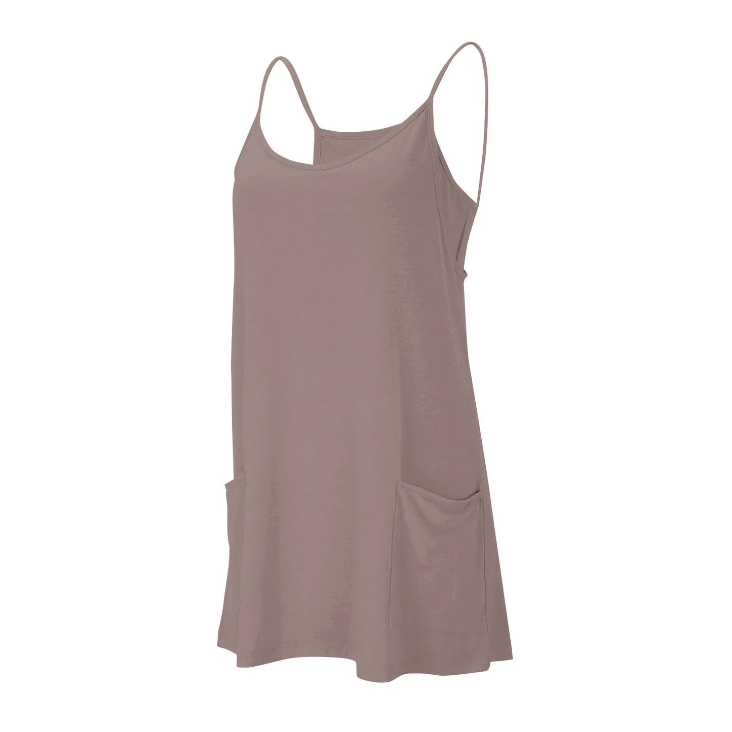 Sport Mini Dress For Women Summer Sleeveless Dress Casual Short Sundress