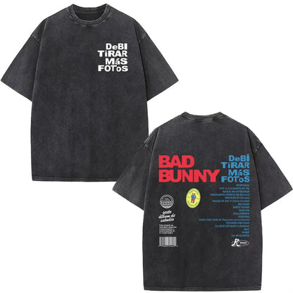 Rapper Bad Bunny Album Cover Print T-Shirt