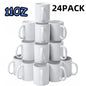 HTVRONT Sublimation Mugs 11oz Ceramic Sublimation Mugs Blank Bulk Coffee Mug White Ceramic Photo Cups With Bubble Bag