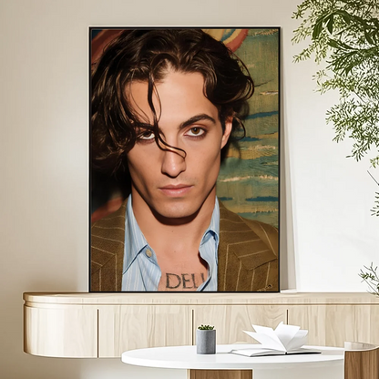 M-Maneskin D-Damiano David Band Poster HD Art Sticky Wall Waterproof Home Living Room Bedroom Bar Aesthetic Decoration