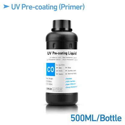 500ML/Bottle UV Cleaning Liquid Precoating Additive Viscosity For Epson R290 R330 L800 1390 1400 For All UV Inkjet Printhead