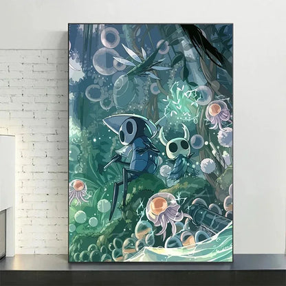 Hot Popular Video Game Hollow Knight Posters and Prints Canvas Printing Modern Wall Art for Living Room Home Decoration