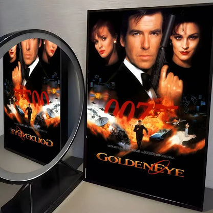 J-James Bond 007 Poster HD Art Sticky Wall Waterproof Home Living Room Bedroom Aesthetic Decoration