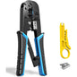 RJ45 Crimper RJ11 RJ45 Crimping Tool Ethernet Network LAN Cable Crimper Cutter Stripper Plier for 6P 8P RJ11 RJ12 RJ45
