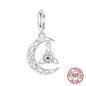 Fit 925 Original Bracelets Zircon Skeleton Angel Celtic Knot Trinity Knot 925 Silver Charms Beads DIY Birthday Jewelry Gift