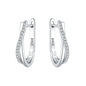 CYMYSS 2025 New 925 Sterling Silver Classic Hollow-out Versatile Hoop Earrings for Women Fine Jewelry Ideal Birthday Party Gifts