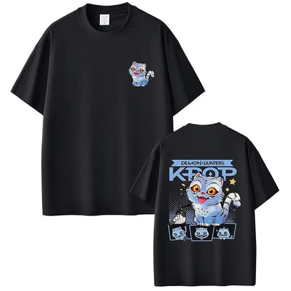 KPop Demon Hunters T-shirts Saja Boys Tshirt rt