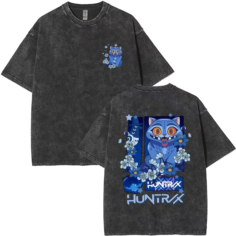 Huntrix Kpop Demon Hunter Washed T-Shirt
