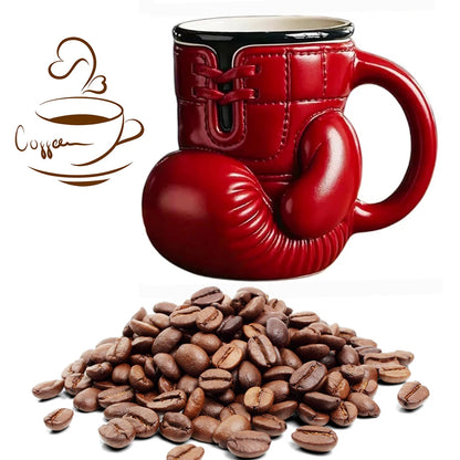 Boxing Glove Mug Sports Themed Mug Novelty Coffee Cup Gifts for Boxing Lovers
