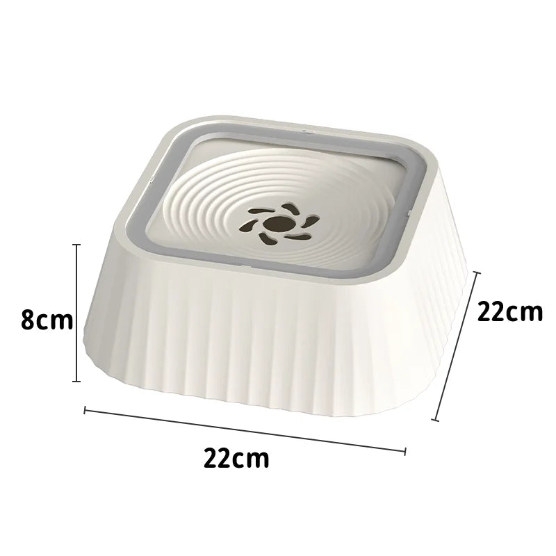 Hot-selling pet filter bowl without wet mouth pet bowl floating prevent overturning puppy cat drinking water device