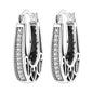 CYMYSS 2025 New 925 Sterling Silver Classic Hollow-out Versatile Hoop Earrings for Women Fine Jewelry Ideal Birthday Party Gifts