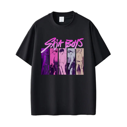 Kpop Demon Hunter Saja Boys Men T-shirt