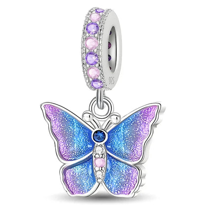 925 Sterling Silver Panda  Butterfly Kapibala Octopus Charms Beads Fit Original Pan Bracelet Bangle High Quality DIY Jewelry