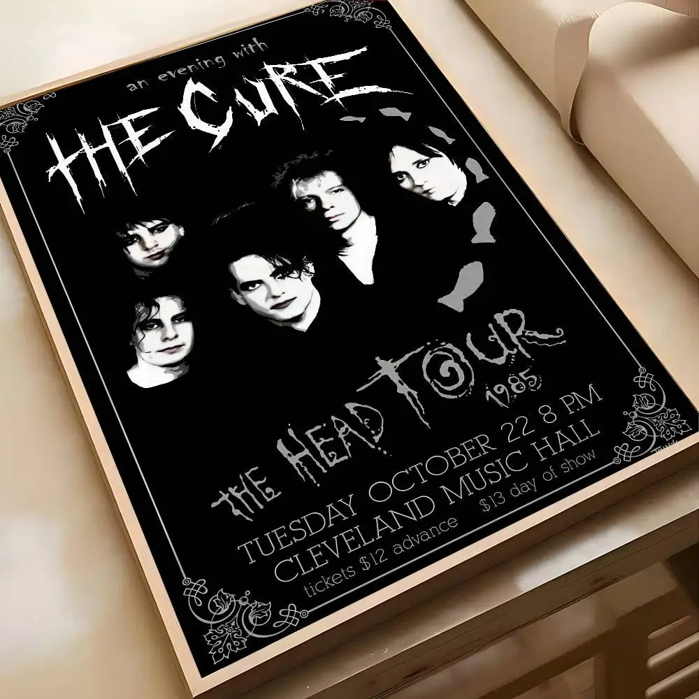 The C-Cure R-Robert Smith Poster High-definition art sticker Self adhesive waterproof home decoration