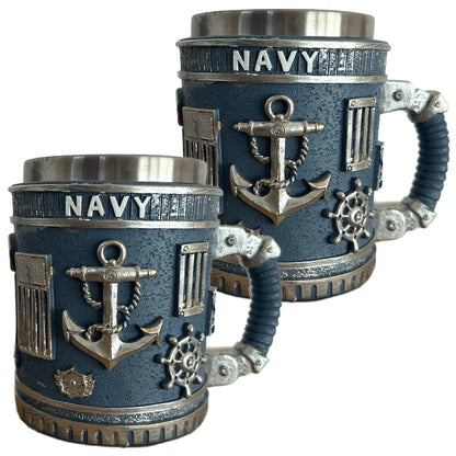 5 Styles American Commemorative Mug Decorative 3D Relief Design 250th Anniversary Mug Marine Corps Mug for Veterans
