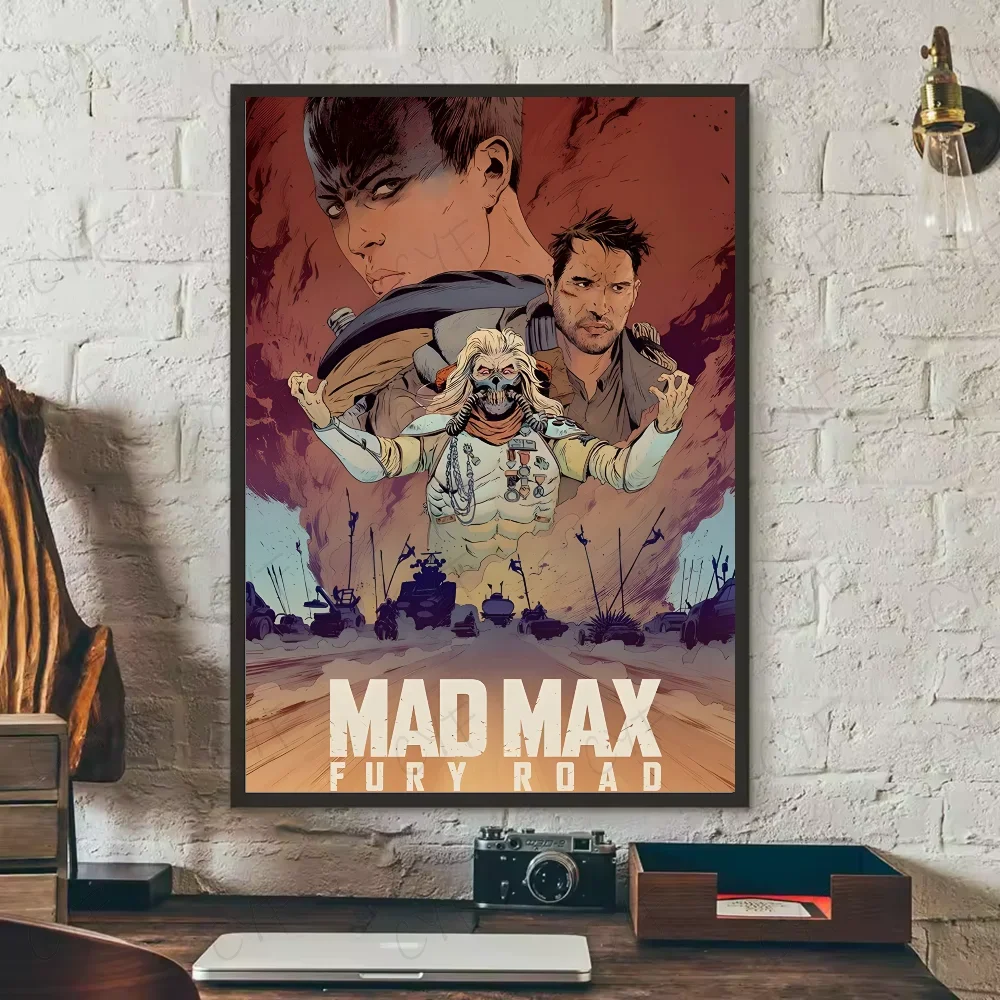 Mad Max HD Art Poster Sticky Wall Waterproof Decor for Home Living Room Bedroom Bar Aesthetic