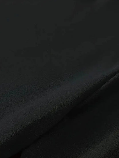 Men's Black Crew Neck T-Shirt Six Seven Graphic
