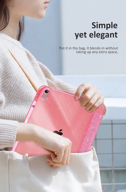 For 2025 iPad Air 11 Case 10th 11th A16 Cover For iPad Pro 11 Air 4 5 10.9 12.9 M2 M3 M4 Pro 13 10.2 7 8 9th Pencil Holder Case