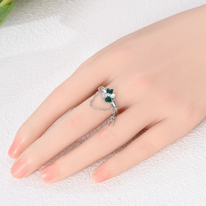 New 925 Sterling Silver Open Ring Hollow Rose Infinite Love Simple Ring Women Wedding Engagement Party Jewelry Gift