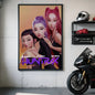 1PC Movie KPop Demon Hunters  Poster Sticky Decorative poster print painting wall art modern stylish Coffee House decor