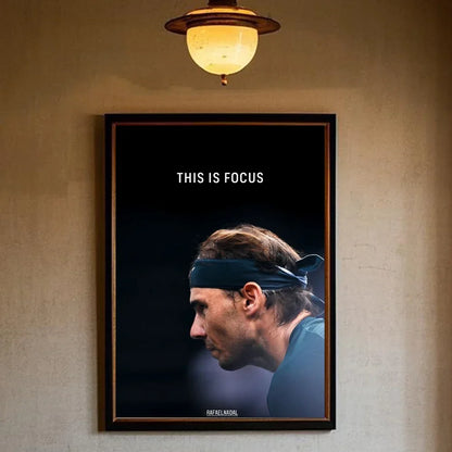 Tennis R-Rafael N-Nadal Poster HD Art Sticky Wall Waterproof Home Living Room Bedroom Bar Aesthetic Decoration