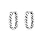 CYMYSS 2025 New 925 Sterling Silver Classic Hollow-out Versatile Hoop Earrings for Women Fine Jewelry Ideal Birthday Party Gifts