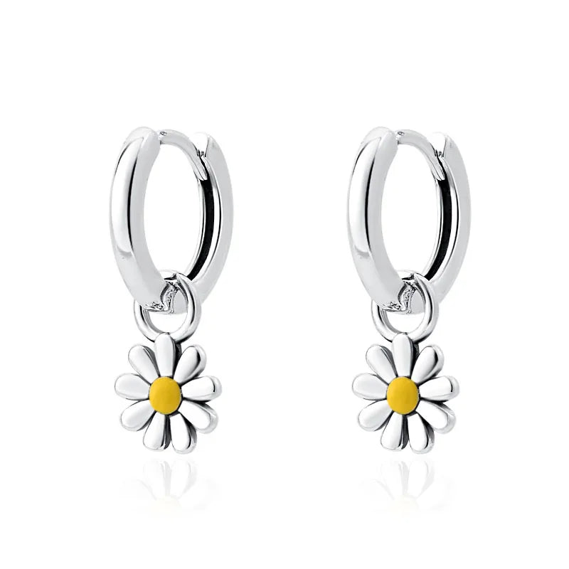 European New S925 Silver Zircon Heart-ShapedColored Earrings Suitable For Women's Holiday Exquisite Charm Jewelry Gifts