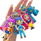 Super popular KPop Devil Hunter Peripheral Widget Rumi Mira Zoe PVC Keychain Backpack Decoration Widget Accessories Toys