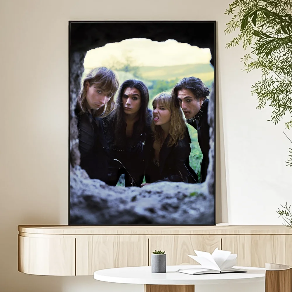 M-Maneskin D-Damiano David Band Poster HD Art Sticky Wall Waterproof Home Living Room Bedroom Bar Aesthetic Decoration