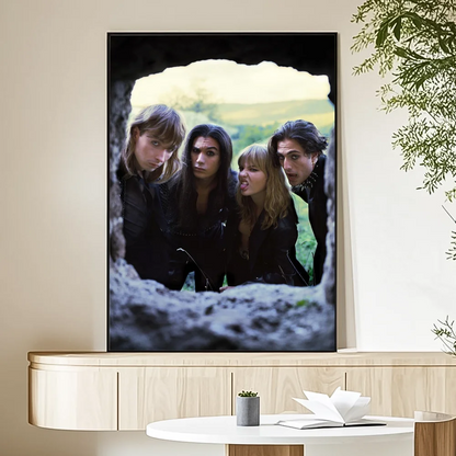 M-Maneskin D-Damiano David Band Poster HD Art Sticky Wall Waterproof Home Living Room Bedroom Bar Aesthetic Decoration