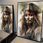 Pirates Of The Caribbean Movie Anime Posters Sticky Decoracion Painting Wall Art White Kraft Paper Wall Decor