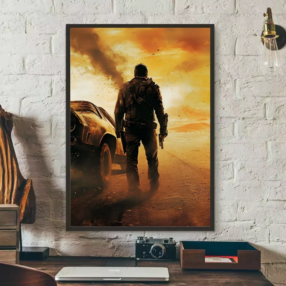 Mad Max HD Art Poster Sticky Wall Waterproof Decor for Home Living Room Bedroom Bar Aesthetic