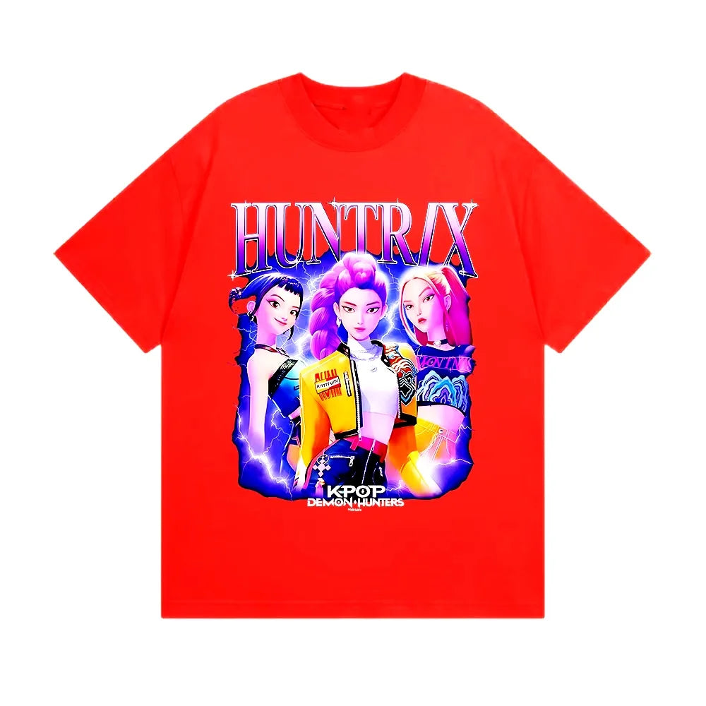 Huntrix Kpop Demon Hunters Movie Graphic T Shirts