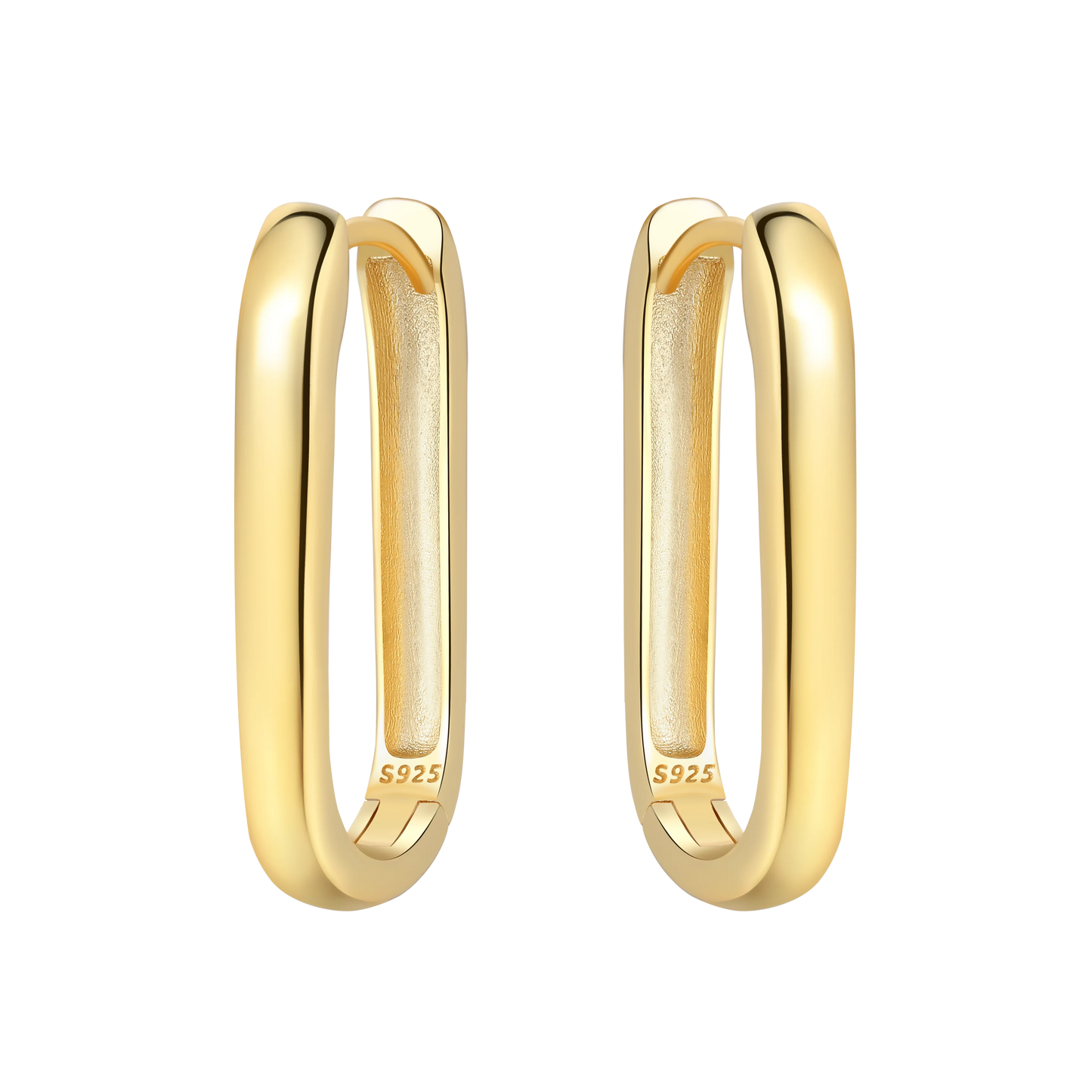 CYMYSS 2025 New 925 Sterling Silver Classic Hollow-out Versatile Hoop Earrings for Women Fine Jewelry Ideal Birthday Party Gifts