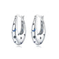 CYMYSS 2025 New 925 Sterling Silver Classic Hollow-out Versatile Hoop Earrings for Women Fine Jewelry Ideal Birthday Party Gifts