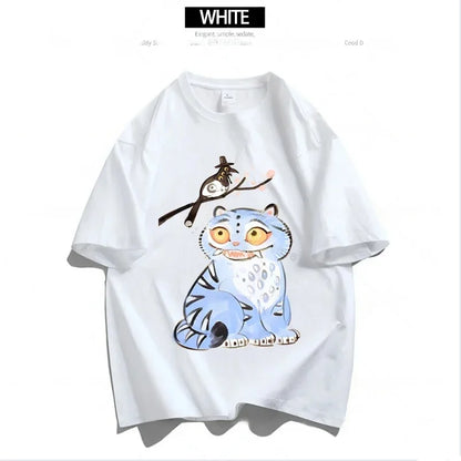 Cartoon Anime Film Kpop Demon Hunters Print T-shirt for Men Women Adult Clothes Summer Cotton Outdoor Wear Hip Hop Fashion Tops