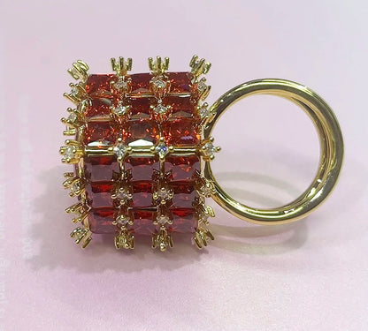 Rings High Quality New Sales Trend Jewelry Original Luxury Brand Shiny Cut Christmas Birthday Party Engagement Gift for Women